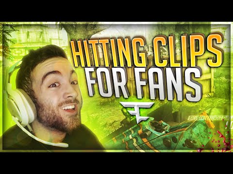 HITTING CLIPS FOR FANS! (BO2 Funny Moments & Fails) - FaZe Agony