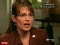 Sarah Palin Holds Forth on Bush Doctrine, Pakistan Sarah Palin Holds Forth on Bush Doctrine, Pakistan