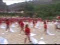 red hub of beijing olympic orchestra, including the james logan hs group, performed at the great wall of china on aug 4 2008. check out my tiananmen square video too for more songs. enjoy!