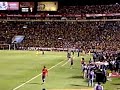 Ronaldinho y Puyol entran al Campo