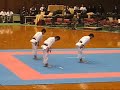 Unsu + bunkai by Teikyo Uni. karate team