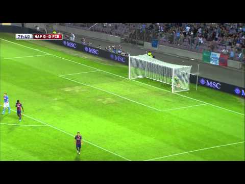 Amichevole Barcellona-Napoli 0-1