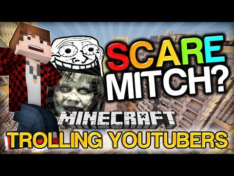 Minecraft Trolling Youtubers - SCARE PRANK on BAJAN CANADIAN w/ Ashley, Vikkstar and Jerome