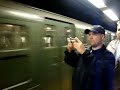 R1 holiday train enters queens plaza
