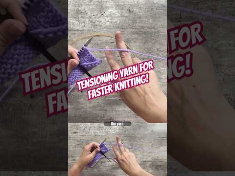 English Style Knitters: Knit Faster With This One Tip!