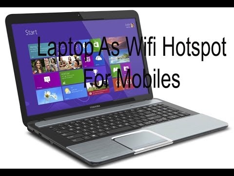 how to provide wifi from laptop to mobile