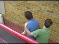 me and dion prentend fight scene