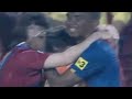 In my opinion this is Messi's best goal and one of the best in history of football. He started his run in his own half, beat 4 defenders by himself, beat the goalkeeper by himself, then slotted it in from a VERY tight angle with his right foot (Messi is left footed). And if that's not enough, he was 19 at the time. Bravo!