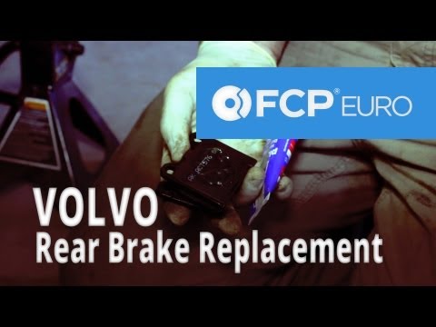 Volvo Brake Replacement (850 Rear Akebono Pads, ATE Slotted Rotors) FCP Euro