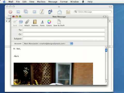 how to attach multiple photos to email on mac