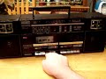 Vintage Panasonic Boom Box Dual Cassette Recorder EBAY