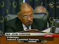 FISA Markup - Chairman Conyers on Telecom Immunity