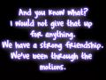 these things will change // to alexas & kristy