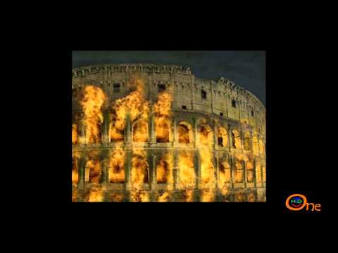 0 Coliseo Romano en llamas