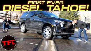 The 2021 Chevrolet Tahoe Diesel Gets An Incredible 28 MPG On The Highway - Let's Take A Closer Look! by The Fast Lane Car