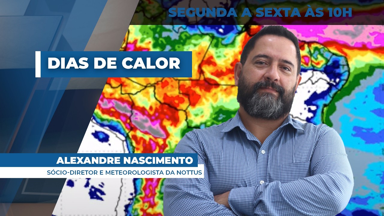 Próximos dias serão de pouca chuva e muito calor em grande parte do país