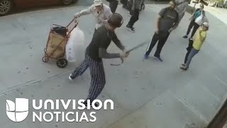 Gran repudio causa la paliza de un joven a un anci