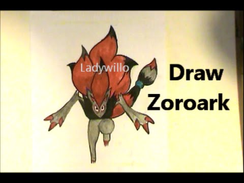 how to draw zoroark
