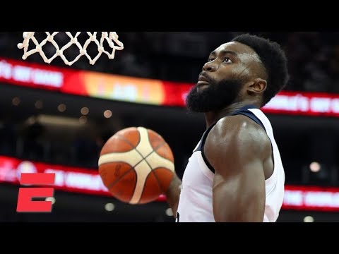 Video: Jaylen Brown and Team USA put on dunk show in blowout win over Japan | 2019 FIBA World Cup