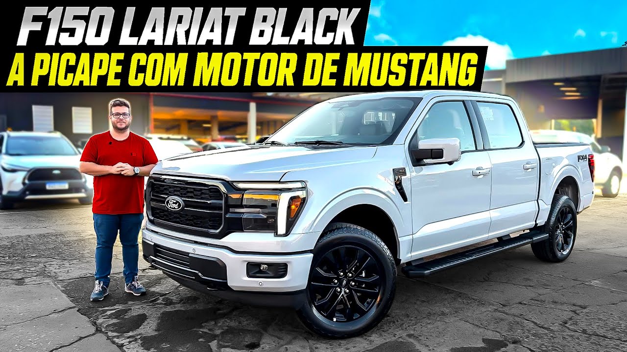 NOVA FORD F-150 Lariat Black 2025: Detalhes, Preço e Ronco V8