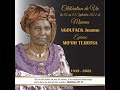 Click to View : Célébration de vie de Maman NGOUFACK Jeanne épse Mo'oh Tejiotsa (vidéo)
