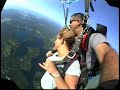Nervous 41 year old girl- first Sky Dive tandum jump