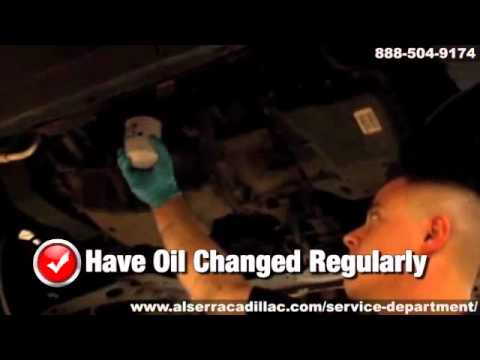 Cadillac Engine Motor Oil Change Leak Service Grand Blanc Flint Michigan Al Serra Auto Plaza