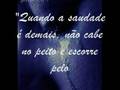 Saudades...