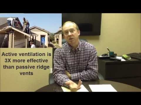 how to vent attic fan