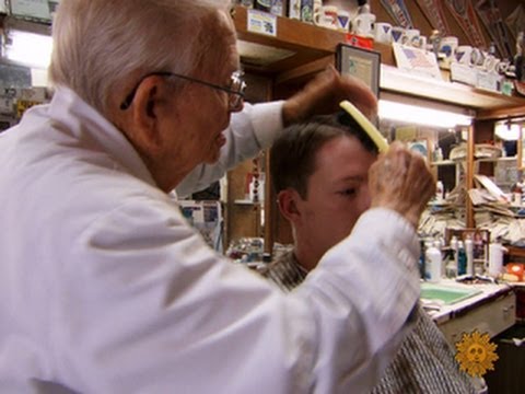 stillgoingstrong - The notion of retirement has little appeal for people whose work has always been a cut above. Steve Hartman introduces us to a barber who has been cutting ha...