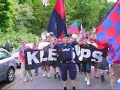 SW Essen - 1. FC Kleve Bannermarsch vor dem Spiel SW Essen - 1. FC Kleve Bannermarsch vor dem Spiel