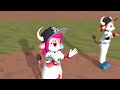 [野球]オリックス・バファローズの人気萌えマスコット「ベルたそ」ことバファローベルを3DCGにした屋外ダンス映像。のサムネイル2
