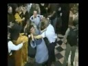 Fight at Church in Jerusalem . Monks Fight