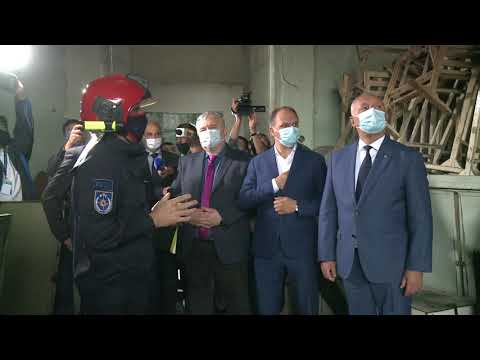 Șeful statului a lansat o campanie de renovare a Filarmonicii Naționale după incendiu