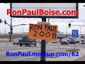 Ron Paul Supporters of Boise ~ Street Rally
