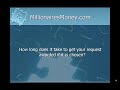 How to request free money from MillionairesMoney.com