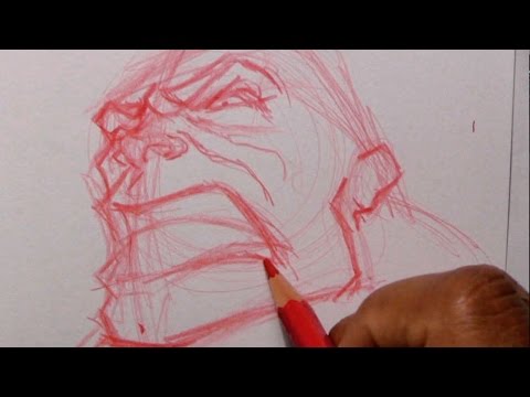 how to draw the hulk
