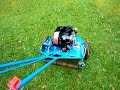 Bob-A-Lawn mowing the lawn Bob-A-Lawn mowing the lawn