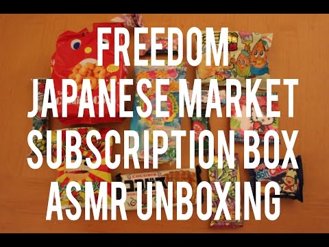 Freedom Japanese Market ASMR Unboxing & Giveaway