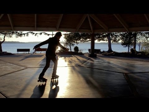 Rollerblade Freestyle!! Inline skate on streets!