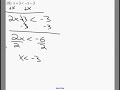 Solving Inequalities