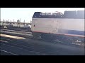 I decided to go spend the day out in Hoboken, Newport, and Jersey City again. I start on a NJ Transit Gladstone Branch line train to Hoboken from Newark Broad Street to ride by the MMC yard again. As we enter the yard we see some MOW equipment along with a line of ALP-44's still sitting around. It's good to see that they are still on the property. We then see more Arrow III's ALP-46's GP40's F40's PL42AC's and an ALP-45DP test train that is hiding behind an Arrow III. When I got off my bus at Newark Broad Street I had walked away from the station. Had I stayed there I would have caught the test train as I saw it from a far distance. ALP-45DP #4504 is on this test train. As we continue to Hoboken we see many NJ Transit Comet V's sitting around along with more GP40's, F40's, and PL42AC diesels. Notice GP40PH-2's #4111 and #4112 coupled togeather along with a Metro North GP40FH-2 #4902 there. After getting off the train I spotted ALP-45DP #4501 idling away in diesel mode across from track 17 at Hoboken. These engines look great! After spending the day out there I board another train back to Newark Broad Street. I take a quick look at the World Trade Center as we pass by the ALP-45DP again. Shortly after we come back to the MMC where we pass by the huge mix of NJ Transit equipment. I have to say that day had a very impressive arrangement of equipment both electrics diesels. We then quickly pass by ALP-45DP #4504 which is still hiding behind an Arrow III train before passing <b>...</b>