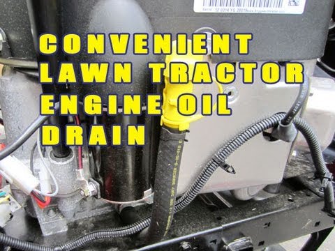 how to drain motor oil