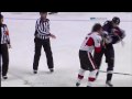 Mike Fisher vs Victor Hedman Apr 8, 2010