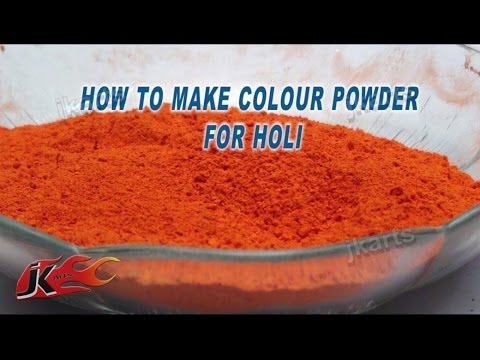 how to dye flour