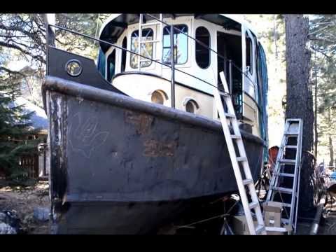 Steamboat - My Father, Steven Harcourt's, 40ft steamboat project currently deemed the