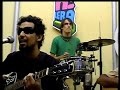 supergrave acustico no programa a hlera, tocando uma vers�o de um dos seus maiores hits do cd hot, cabe�a motor, confira