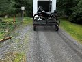 Swivel Wheel Trailer Test Run