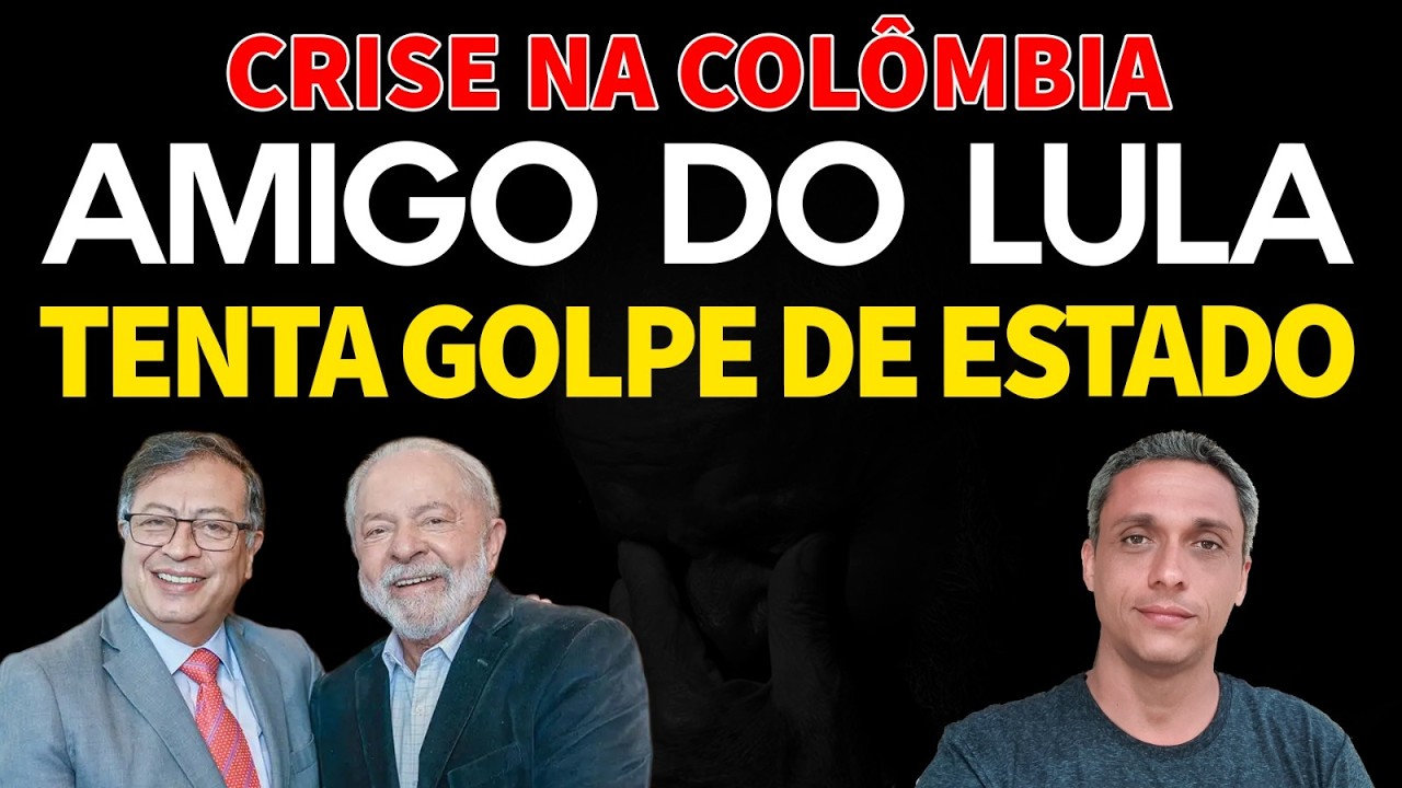 Crise na Colômbia  - Amigo do LULA tenta dar GOLPE DE ESTADO e Governo em Silêncio