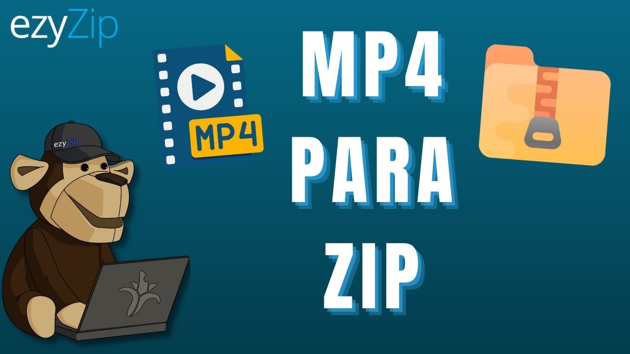 Conversor MP4 para ZIP Online (Sem Limites!) ezyZip
